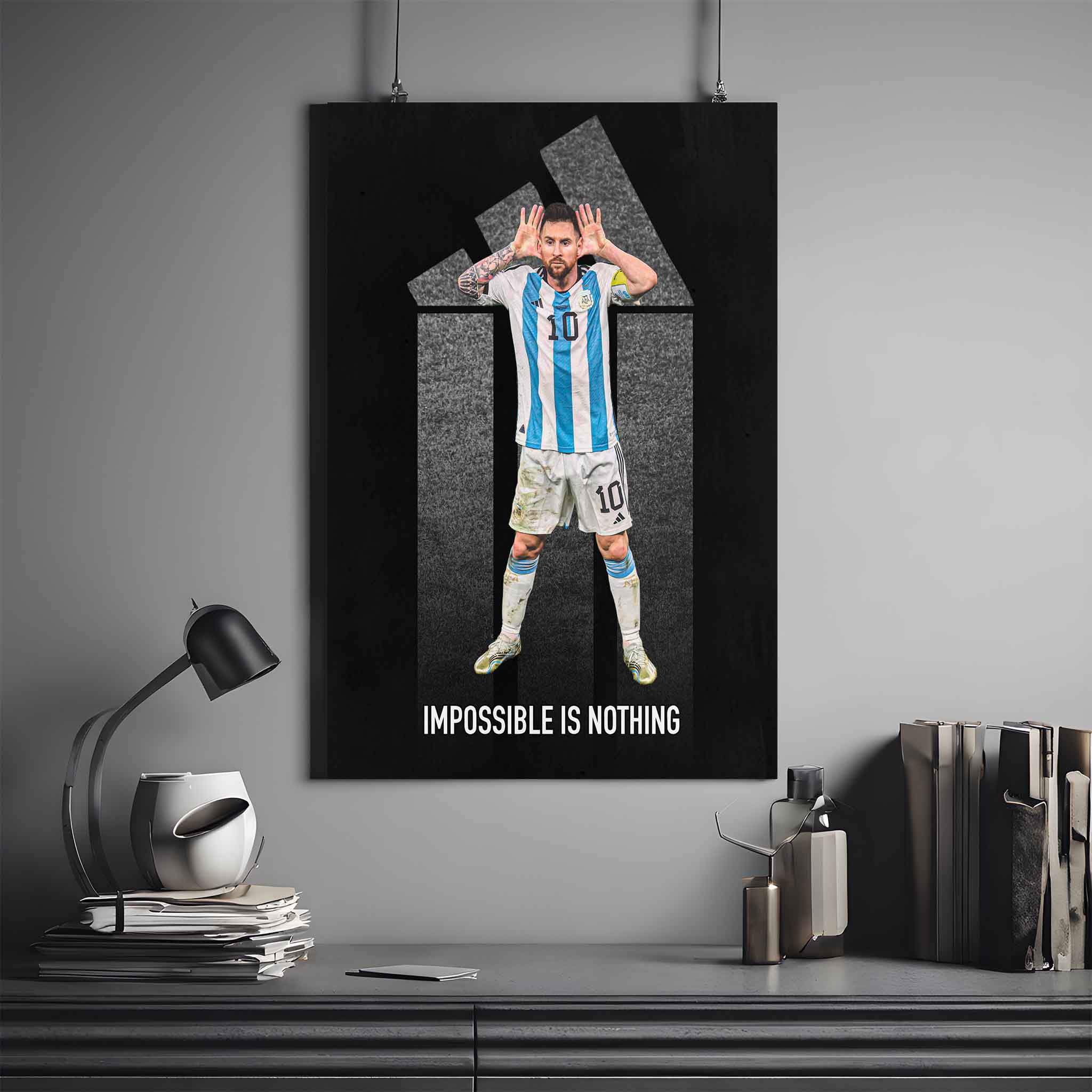 MESSI POSTER X ADIDAS LIONEL MESSI POSTER 09 FOOTBALL POSTER