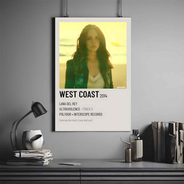 ANA DEL RAY WEST COAST ALBUM POSTER