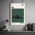 Acura TL Poster | Automotive Poster | Car Poster 