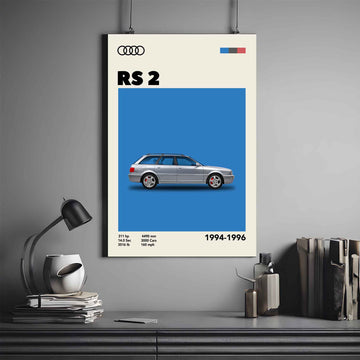 Audi Poster | Audi RS2 Poster | Car Poster