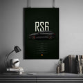 Audi RS6 Poster | Audi Poster | Automotive Poster 