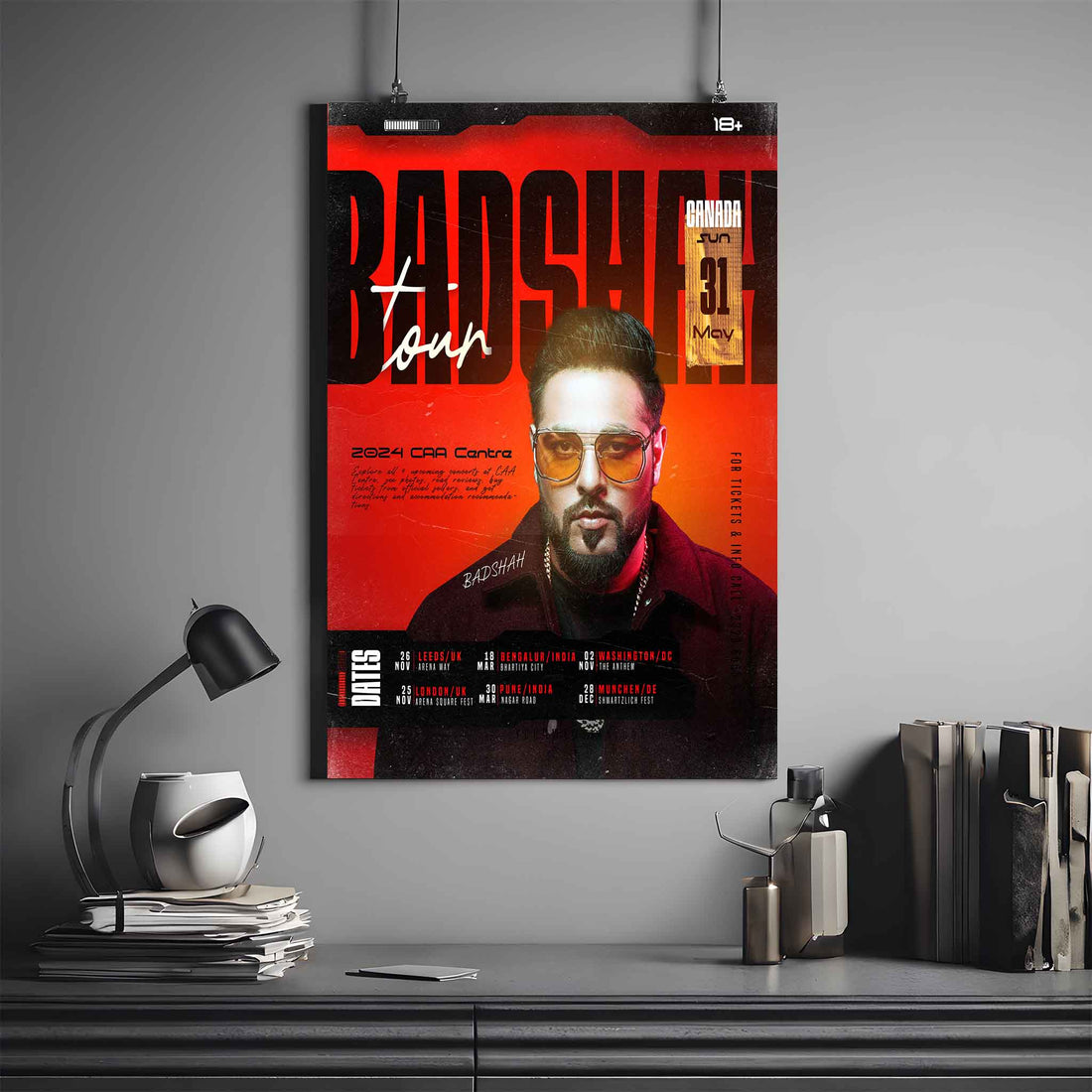 BADSHAH TOUR POSTER