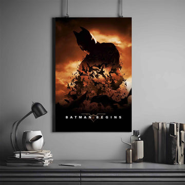 BATMAN BEGINS POSTER