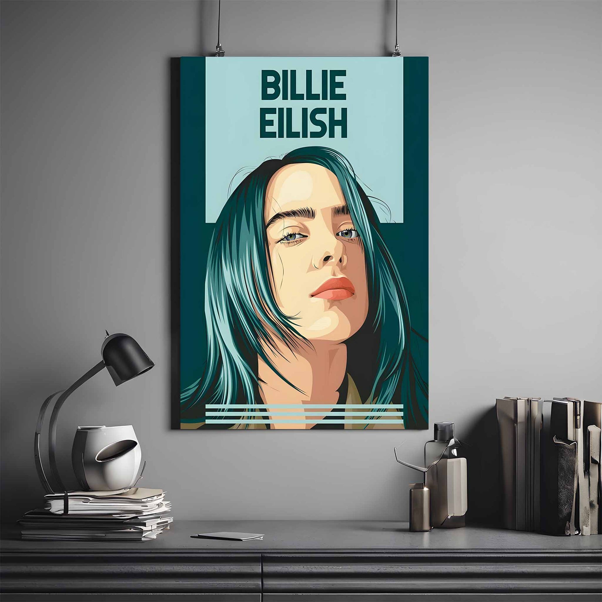 BILLIE EILISH ART POSTER