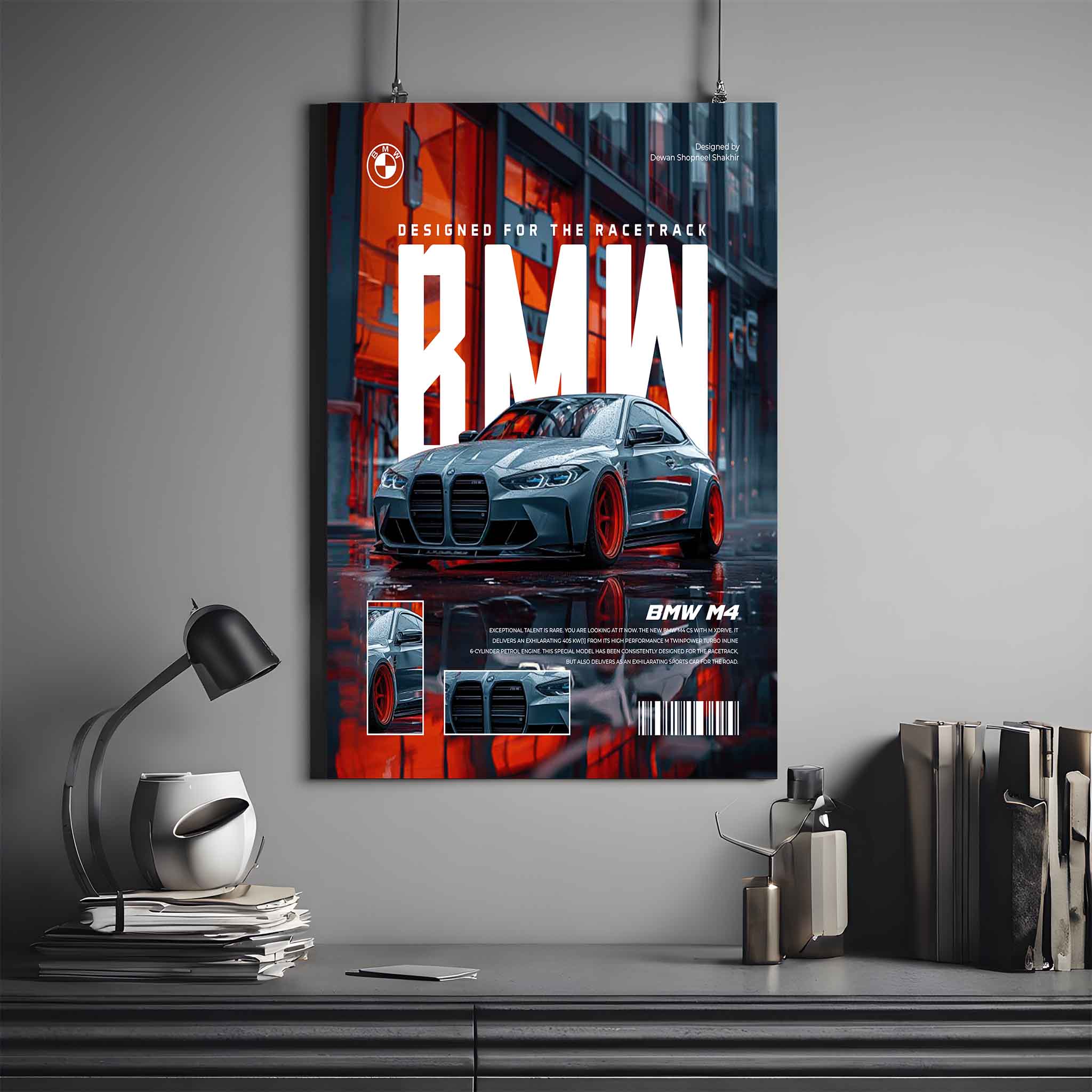  BMW M4 Poster