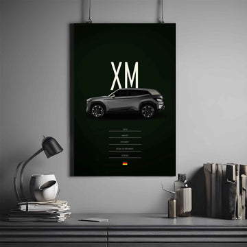 BMW XM Poster | BMW Poster | Automotive Poster 