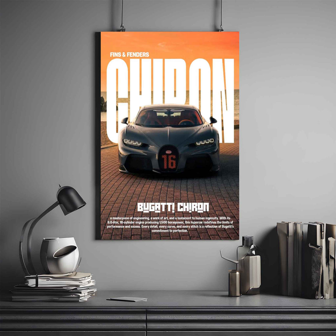 Bugatti Chiron Poster