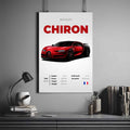 Bugatti Chiron Poster | Bugatti Poster | Supercar Poster