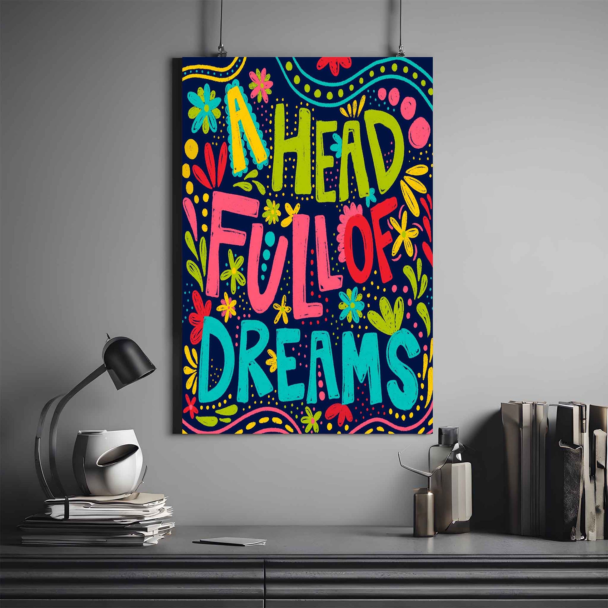 COLDPLAY A HEAD FULL OF DREAMS POSTER