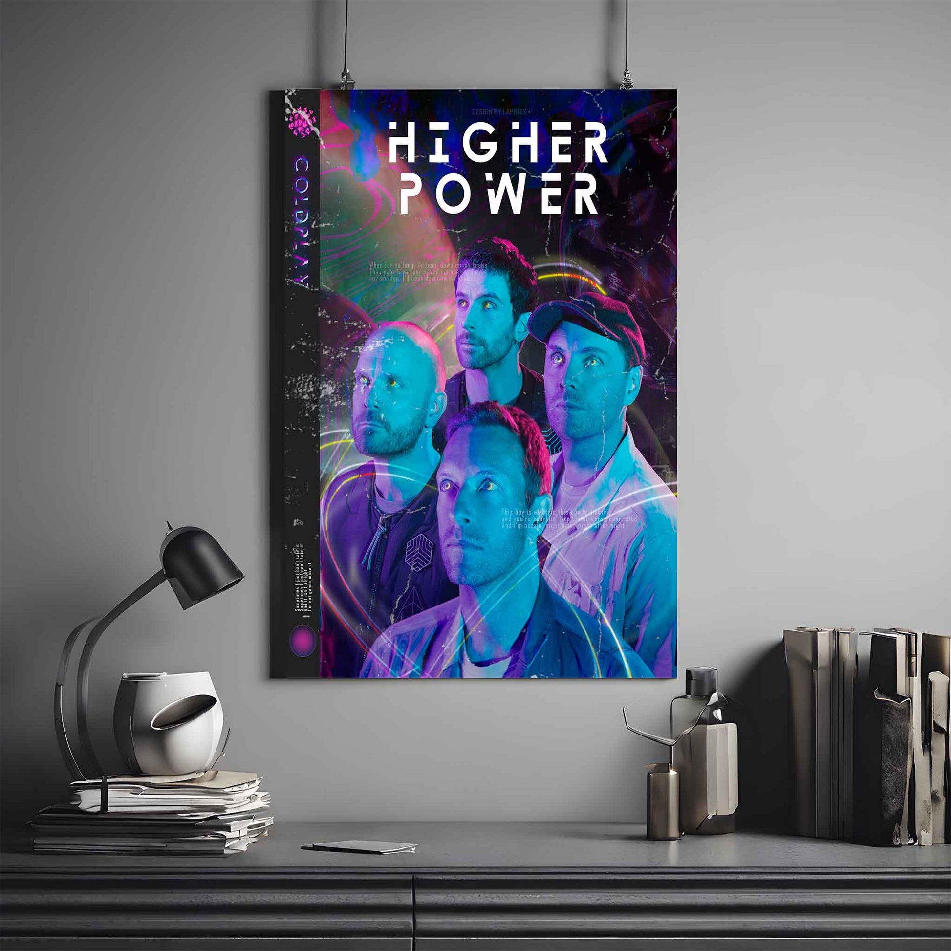 COLDPLAY HIGHER POWER POSTER