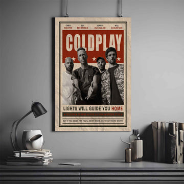 COLDPLAY TOUR POSTER