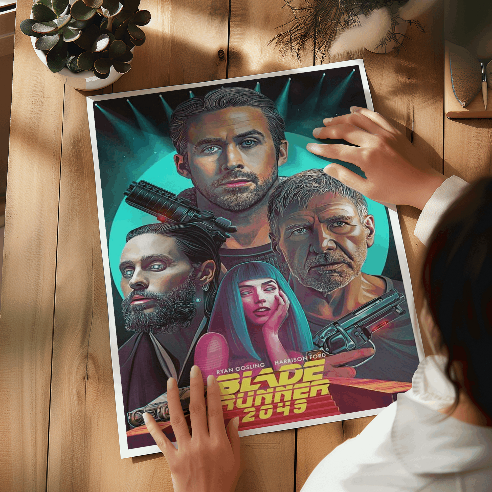 Blade Runner 2049 Movie Poster - Premium Wall Art with Free Shipping & Cash on Delivery | Movie Poster | Neon Aesthetic Movie Posters