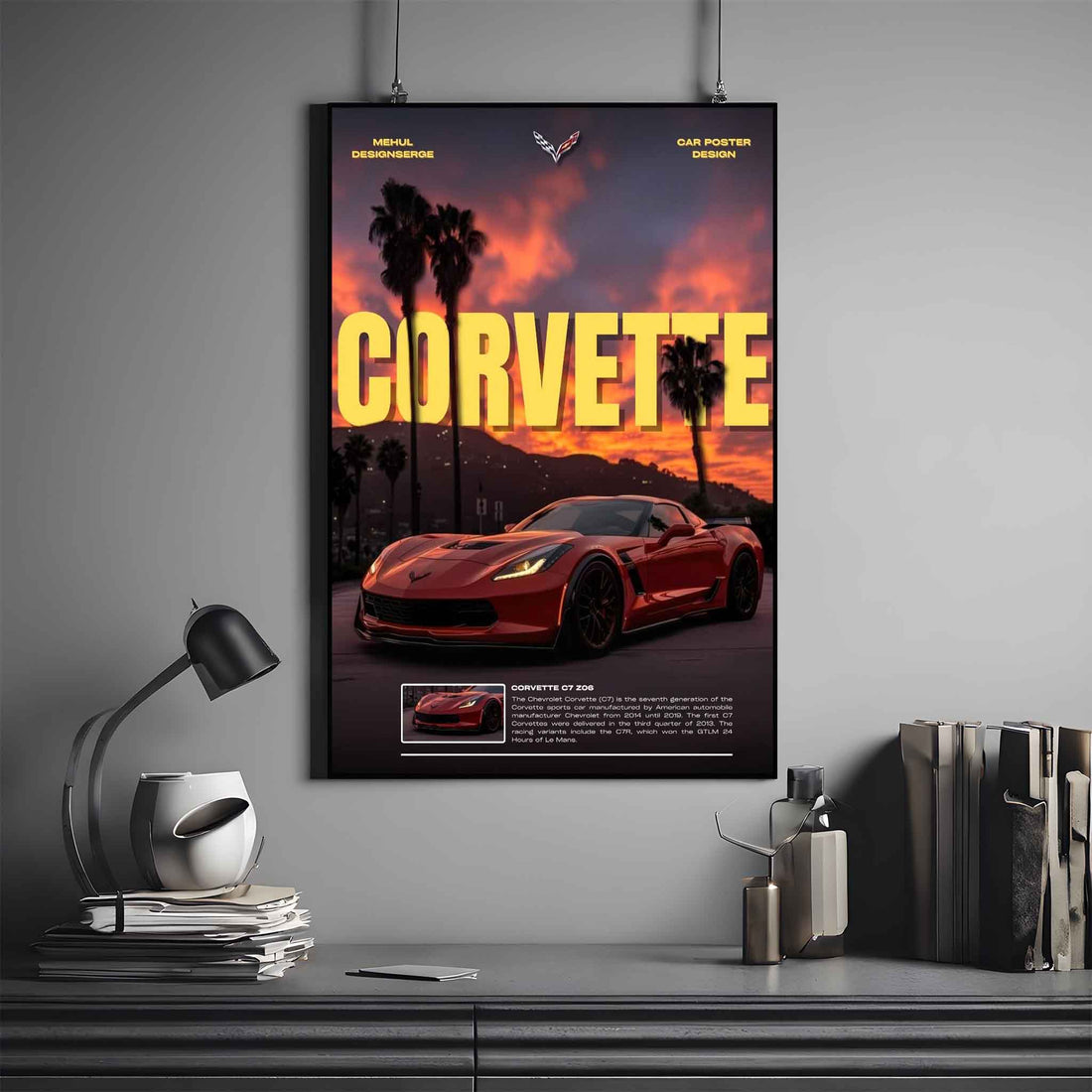 Corvette C7 Poster