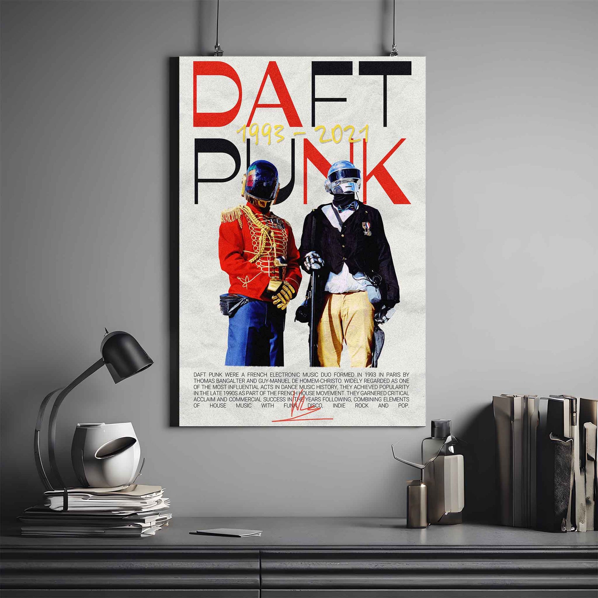 DAFT PUNK 1993-2021 POSTER