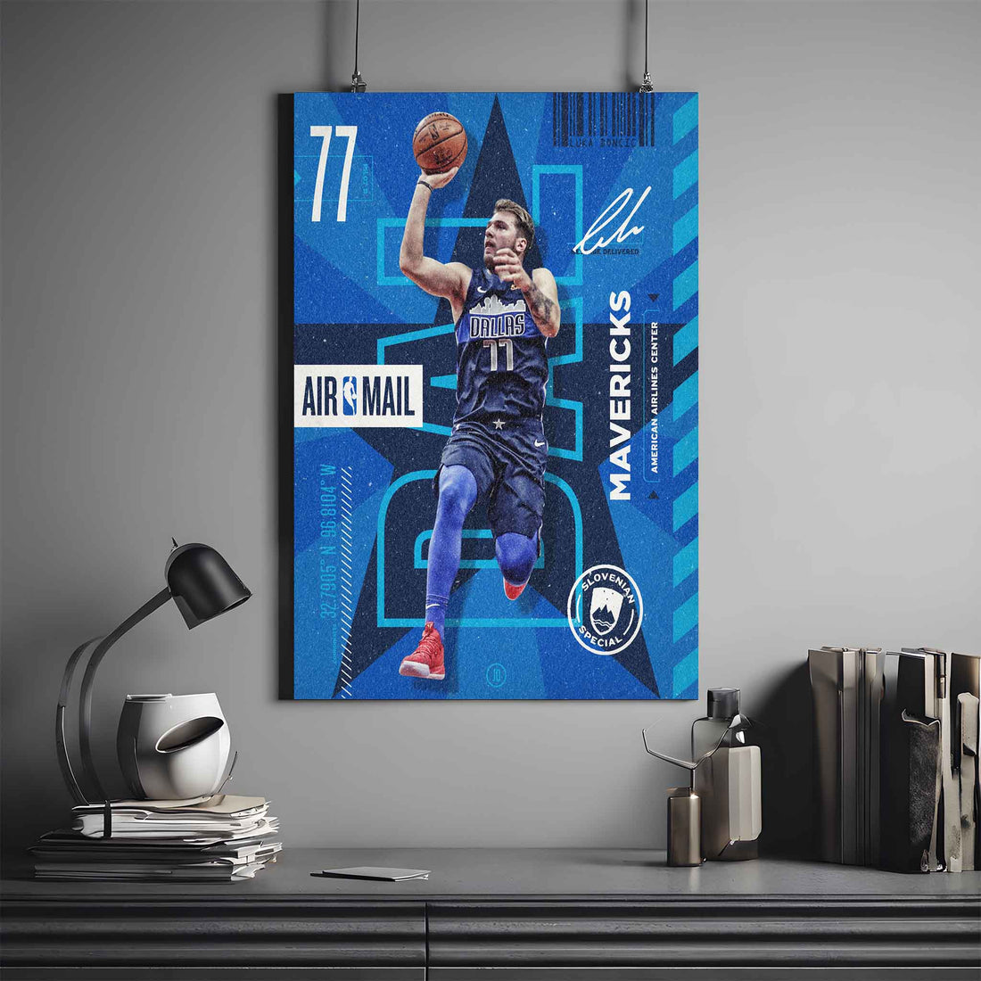 DALLAS MAVERICKS POSTER