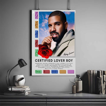 DRAKE CERTIFIED LOVER BOY POSTER