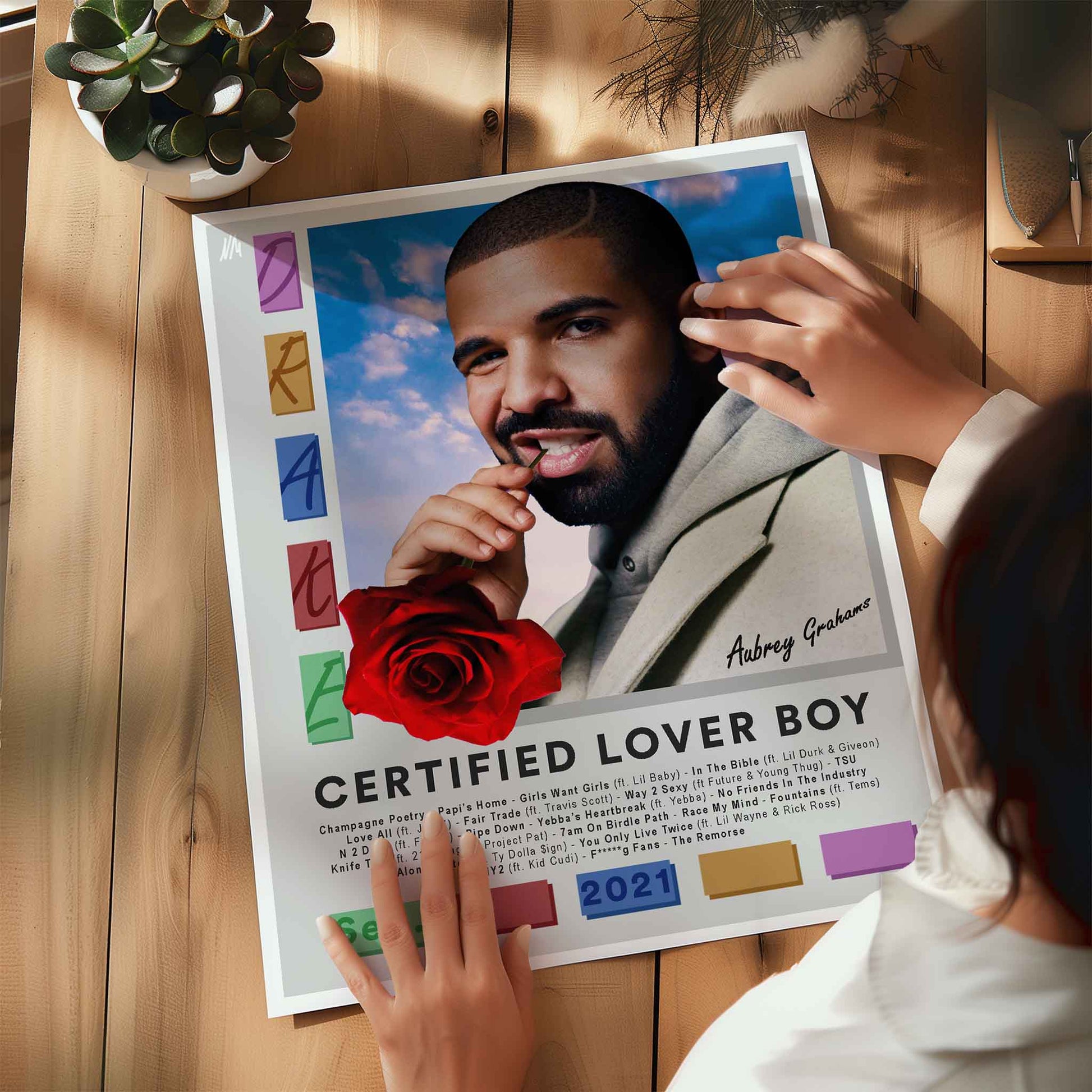 DRAKE CERTIFIED LOVER BOY POSTER 2