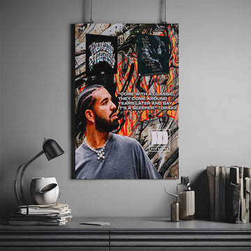 DRAKE GODS PLAN POSTER