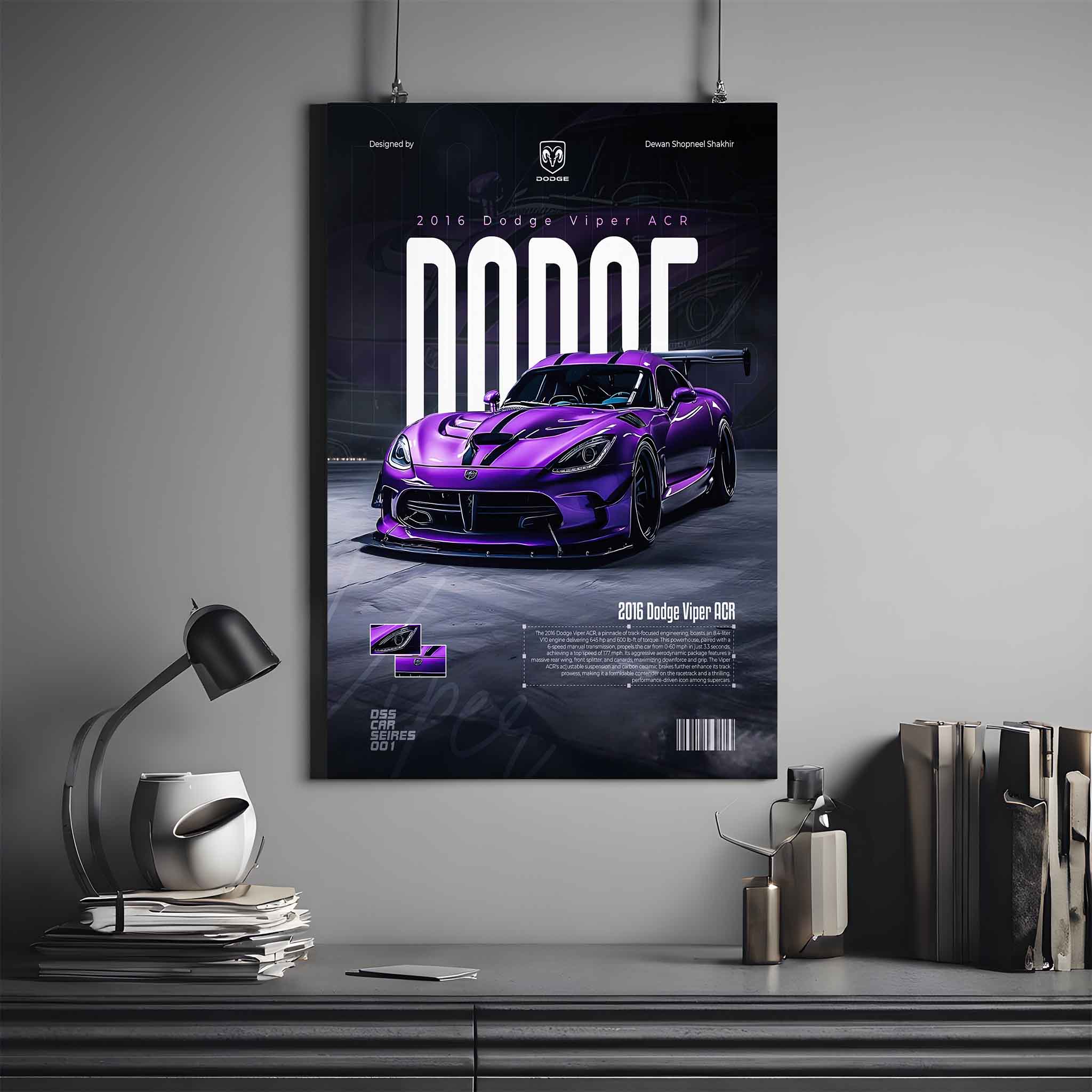 Dodge Viper Poster 