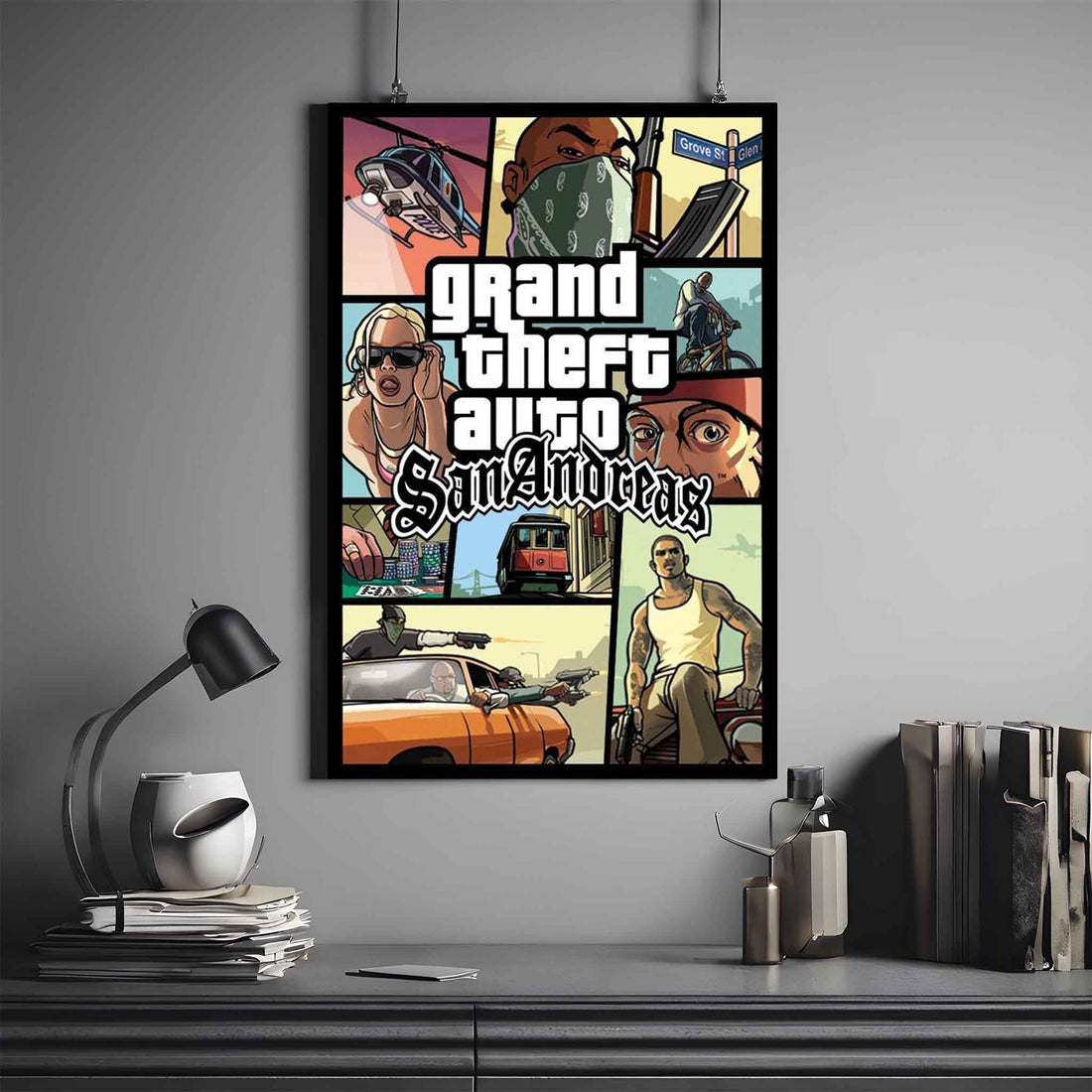 GTA SAN ANDREAS POSTER