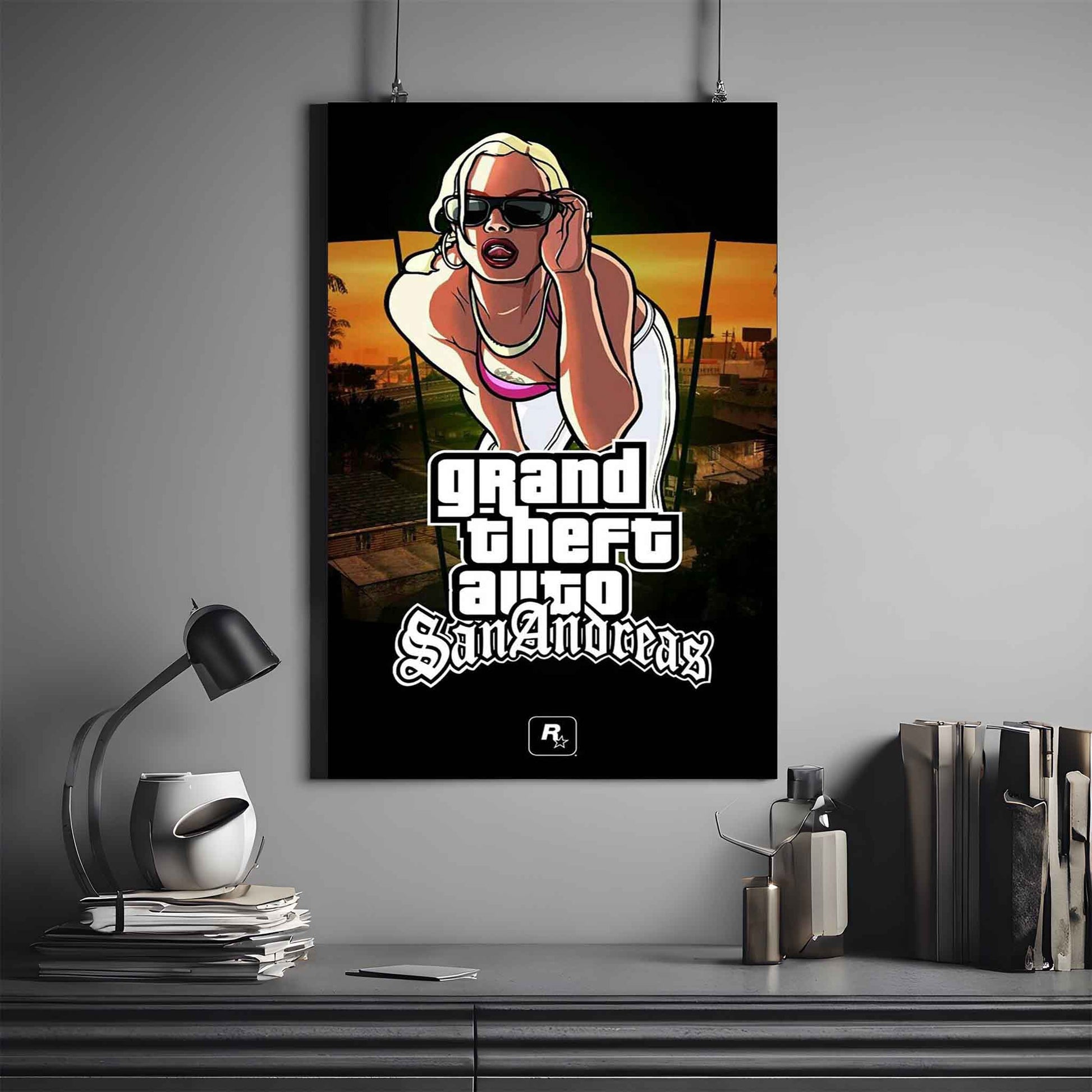 GTA SAN ANDREAS POSTER 2