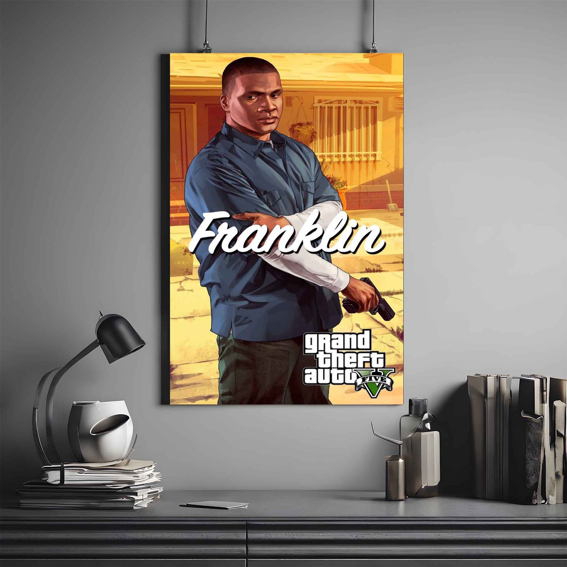 GTA V FRANKLIN POSTER