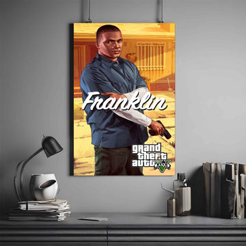 GTA V FRANKLIN POSTER