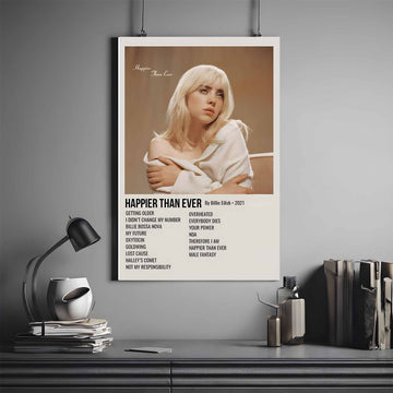 HAPPIER THAN EVER ALBUM POSTER