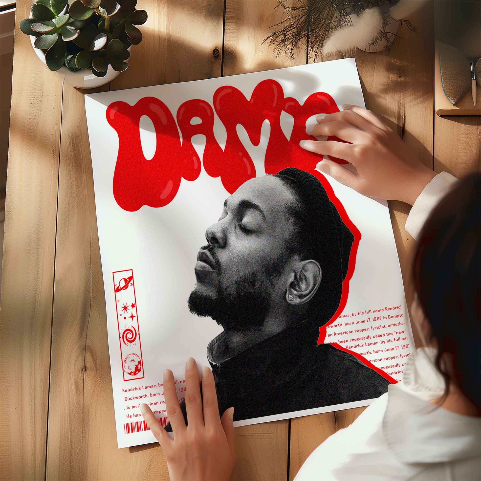 KENDRICK LAMAR DAMN POSTER -2 2