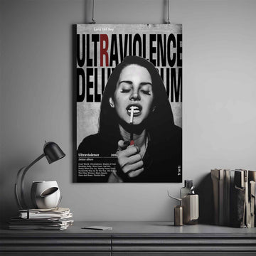 LANA DEL RAY ULRTAVIOLENCE POSTER