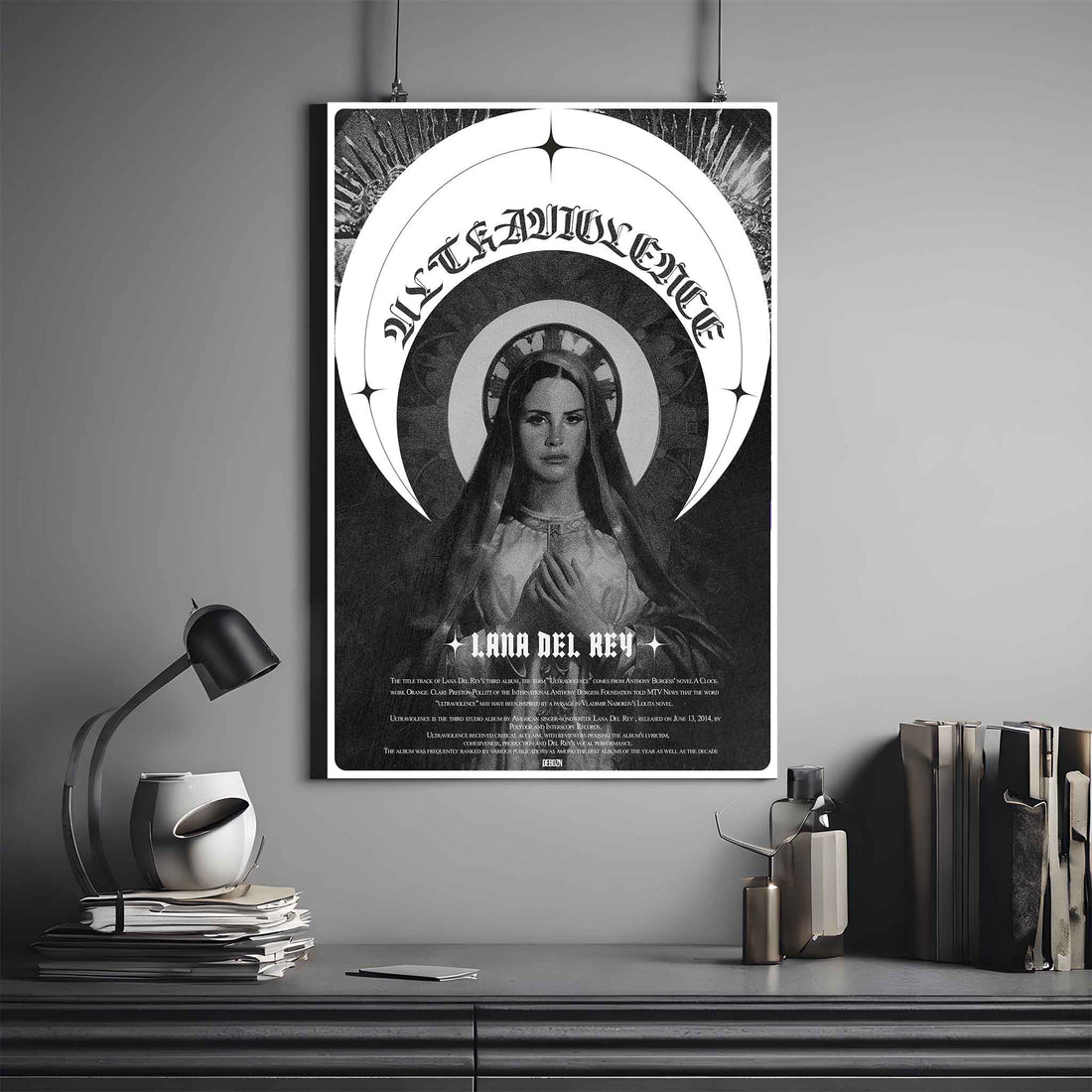 LANA DEL RAY X VIRGIN MARY POSTER