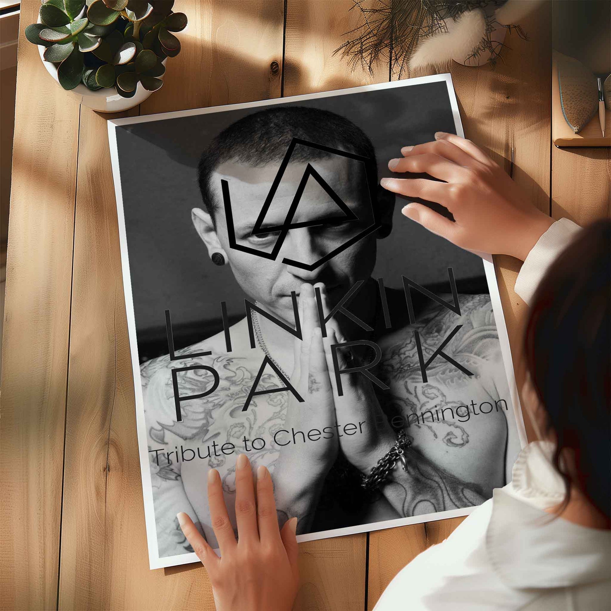 LINKINPARK X CHESTER BENNINGTON FOREVER POSTER 2