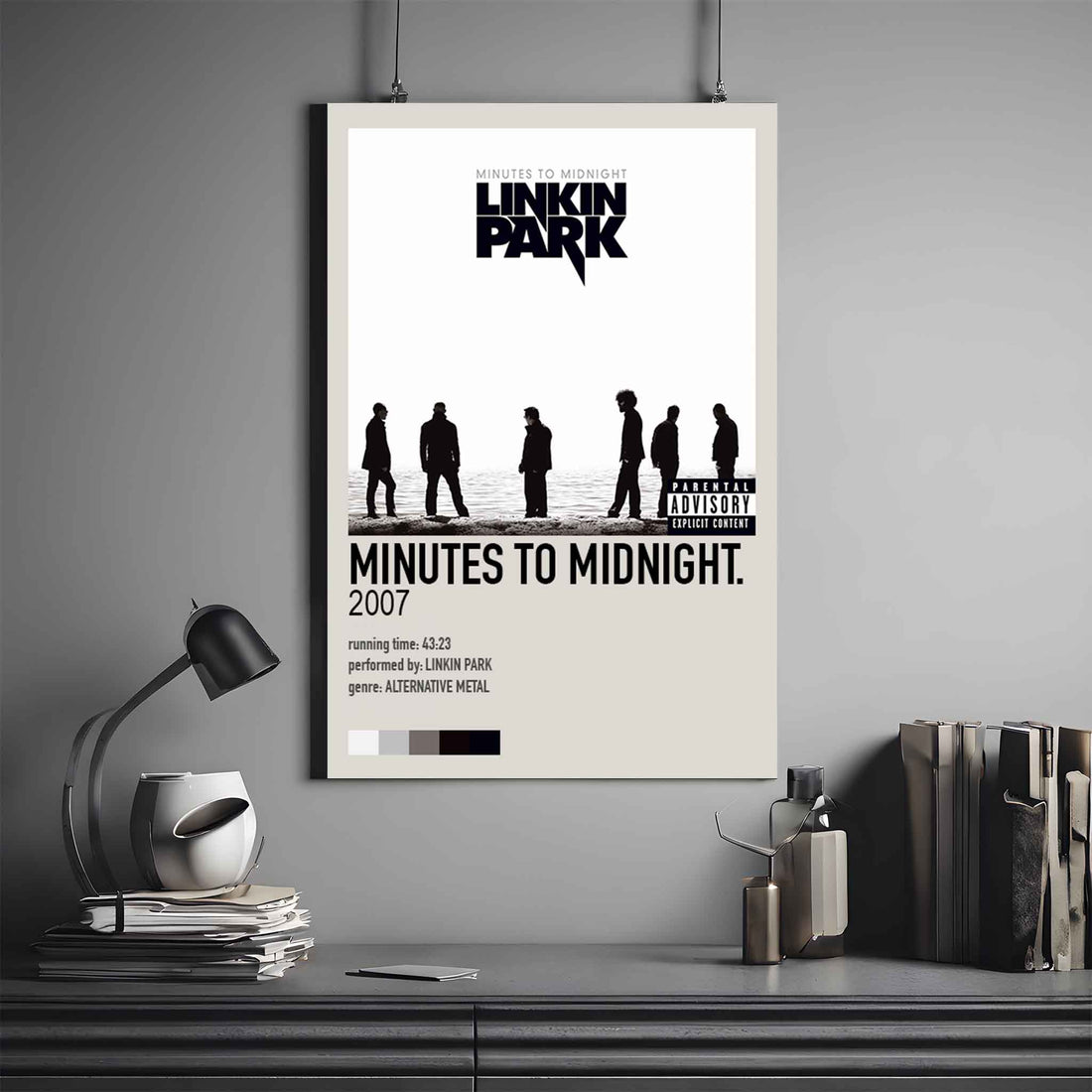 LINKINPARK X MINUTES TO MIDNIGHT ALBUM POSTER