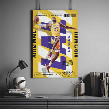 LOS ANGELES LAKERS POSTER