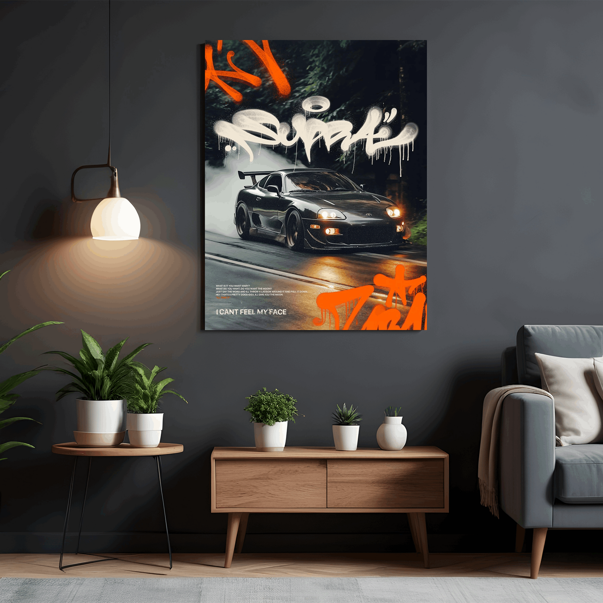 Cult-Favorite Toyota Supra Poster - Premium Automotive Wall Art with Free Shipping & Cash on Delivery | JDM Car Poster Collection