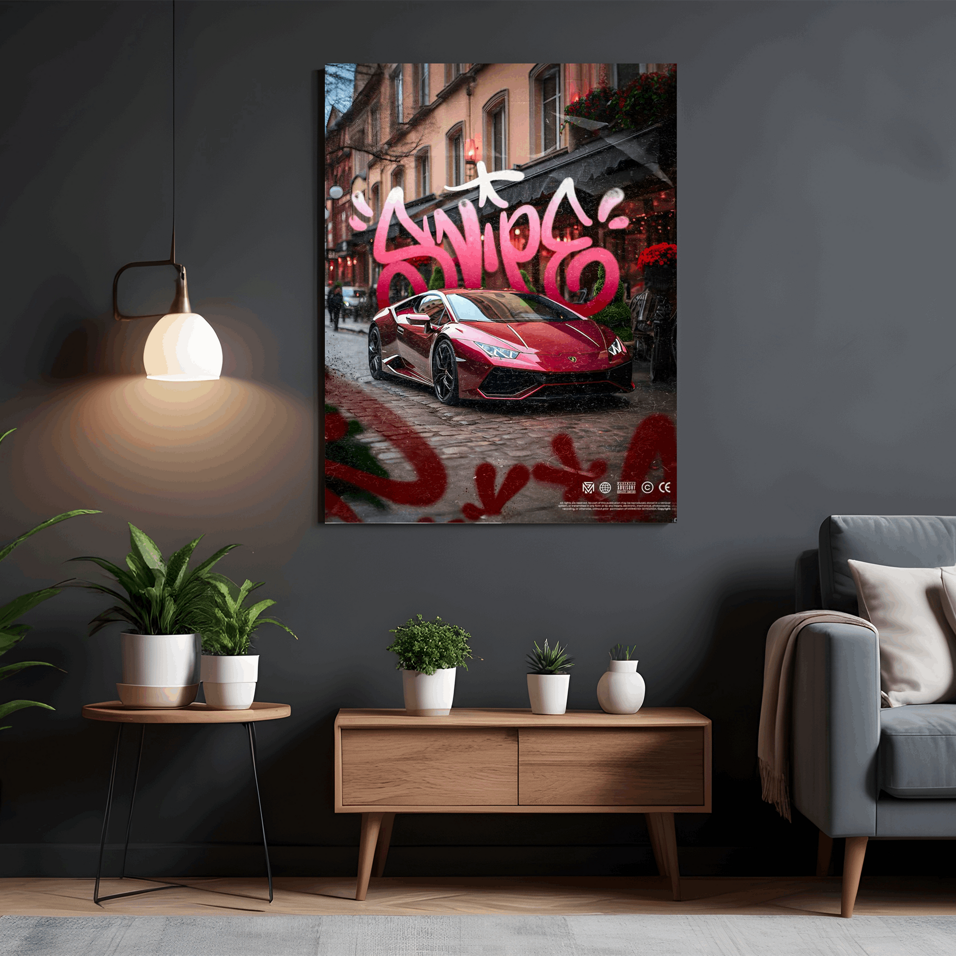 Exotic Lamborghini Huracan Poster - Premium Wall Art with Free Shipping & Cash on Delivery | Supercar Poster Collection