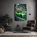 Drift Ready Nissan 350z - Premium Automotive Wall Art with Free Shipping & Cash on Delivery | JDM Car Poster Collection