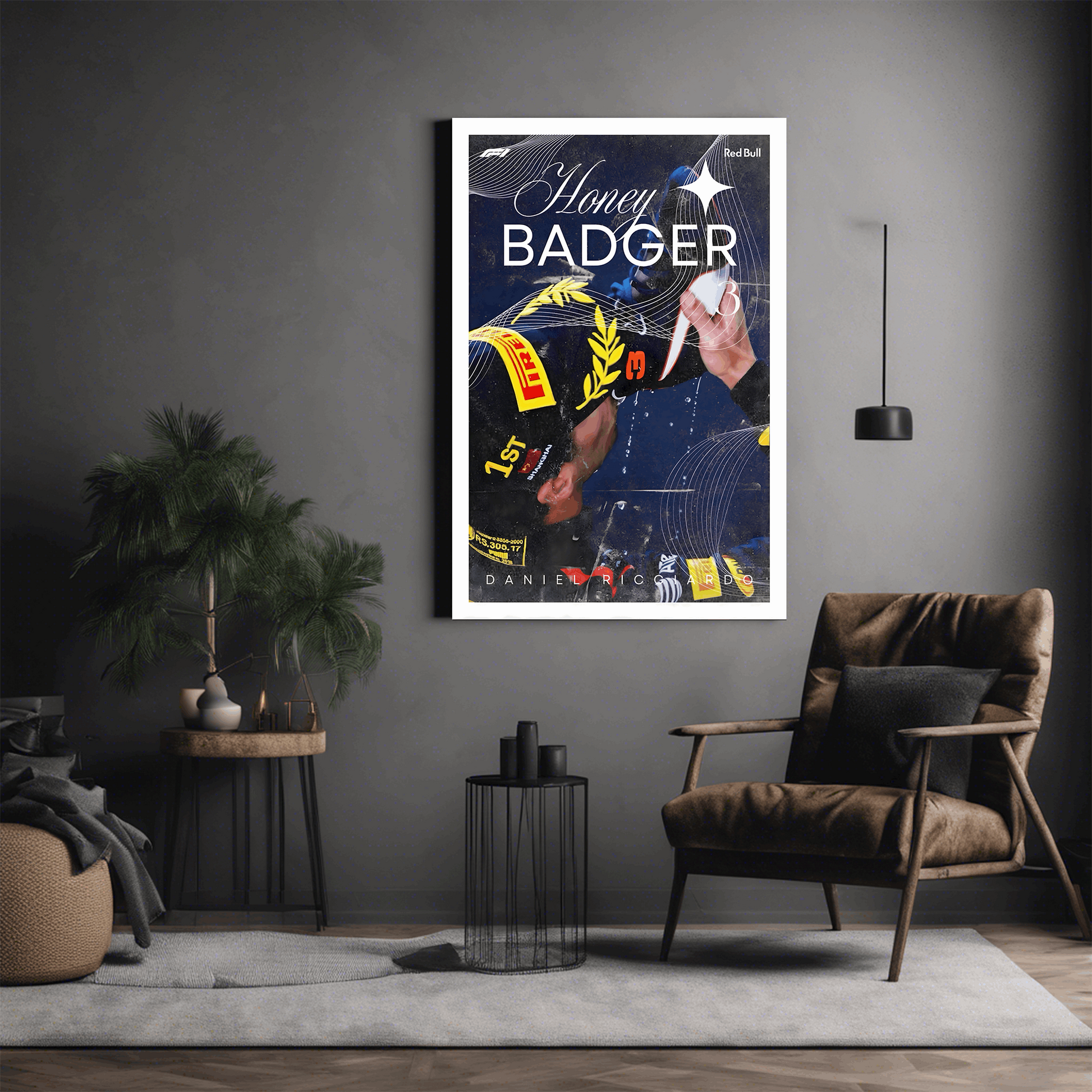 Daniel Ricciardo - Premium Wall Art with Free Shipping & Cash on Delivery | Formula 1 Driver Poster Collection