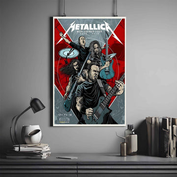 METALLICA WORLD WIRED TOUR POSTER 