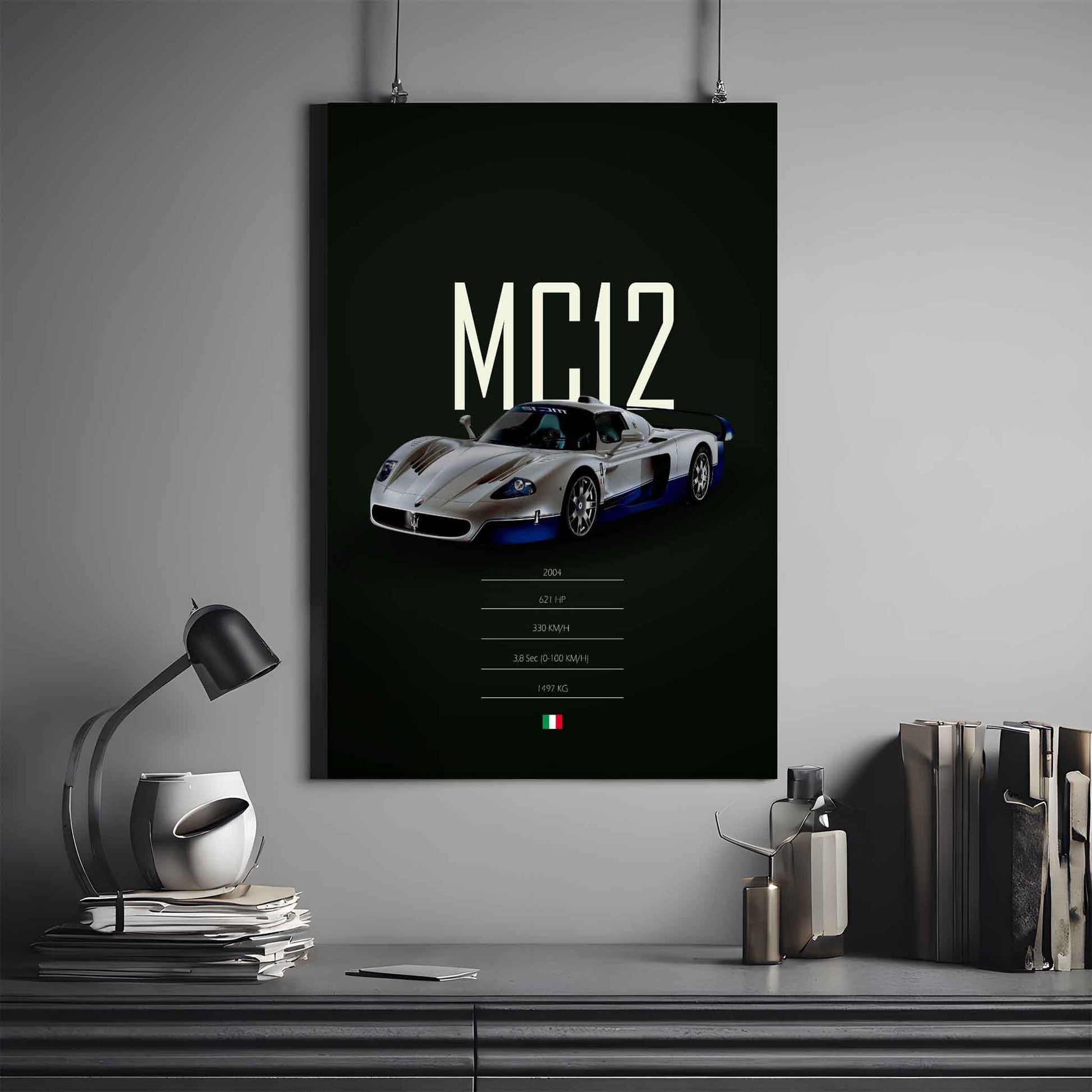 Maserati MC12 Poster | Car Poster | Automotive Poster