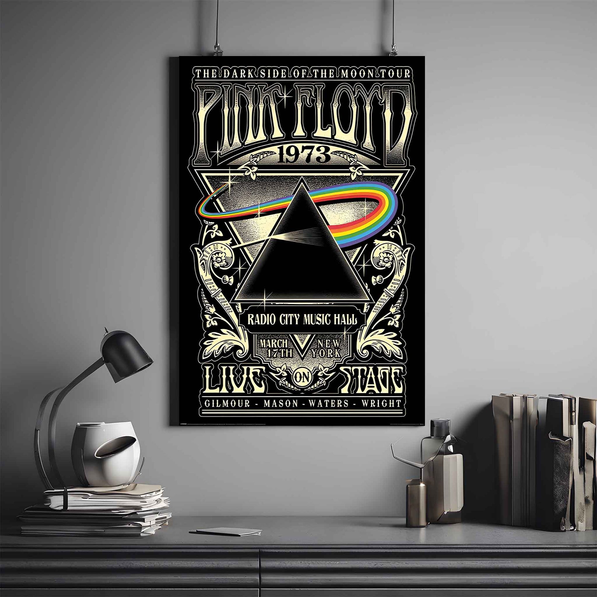 PINK FLOYD RETRO POSTER