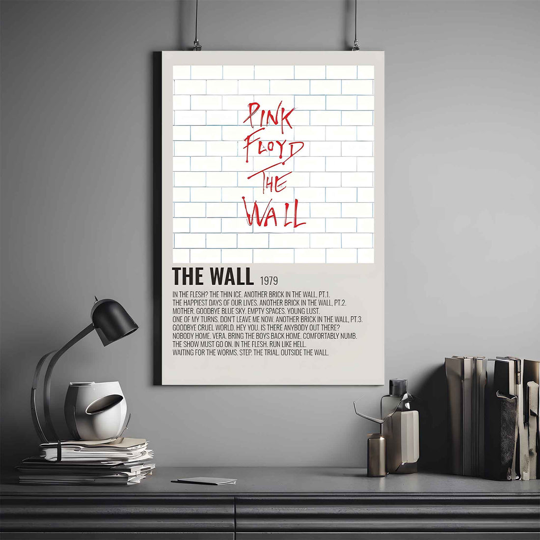 PINK FLOYD THE WALL SONG POSTER