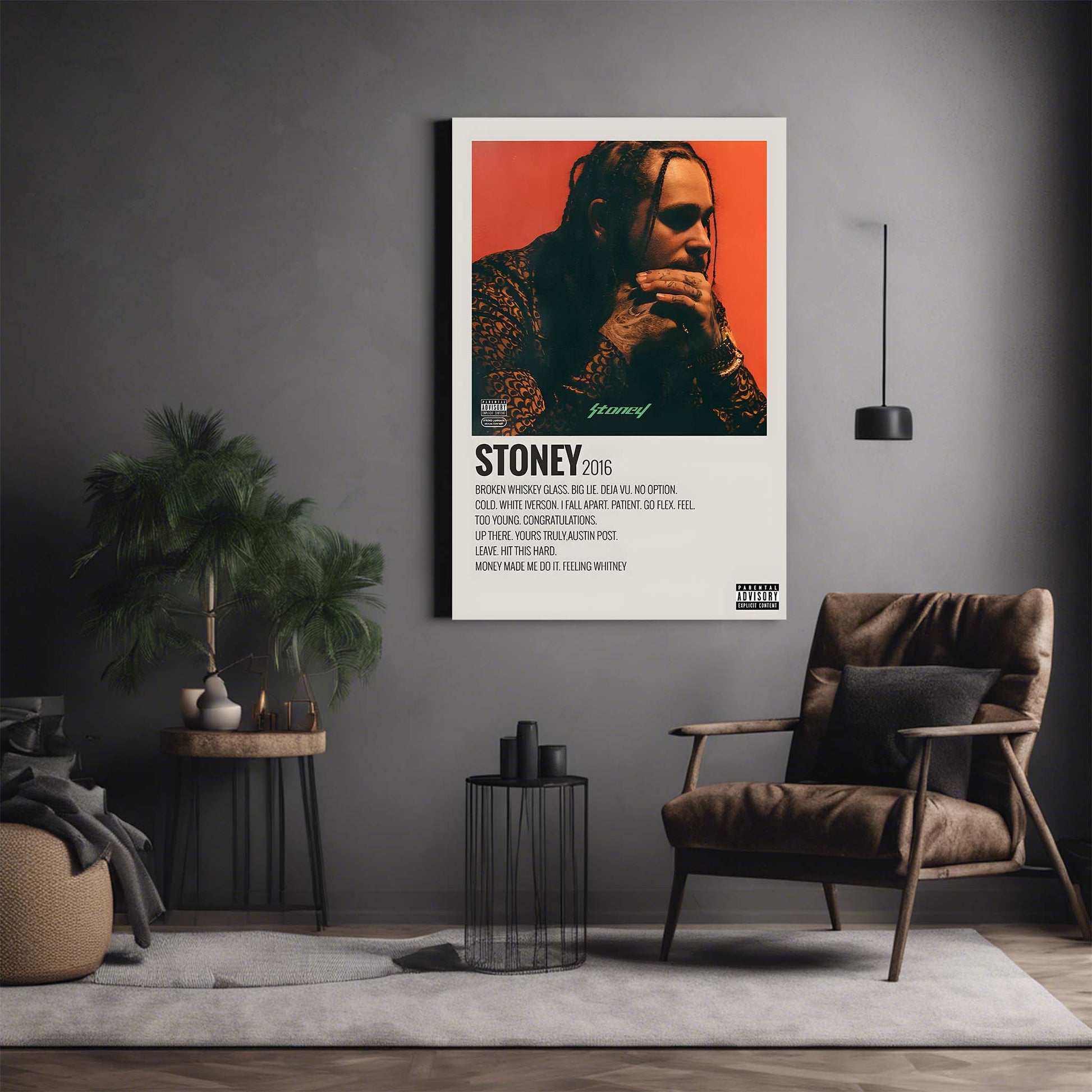 POST MALONE STONEY ALBUM POSTER 3