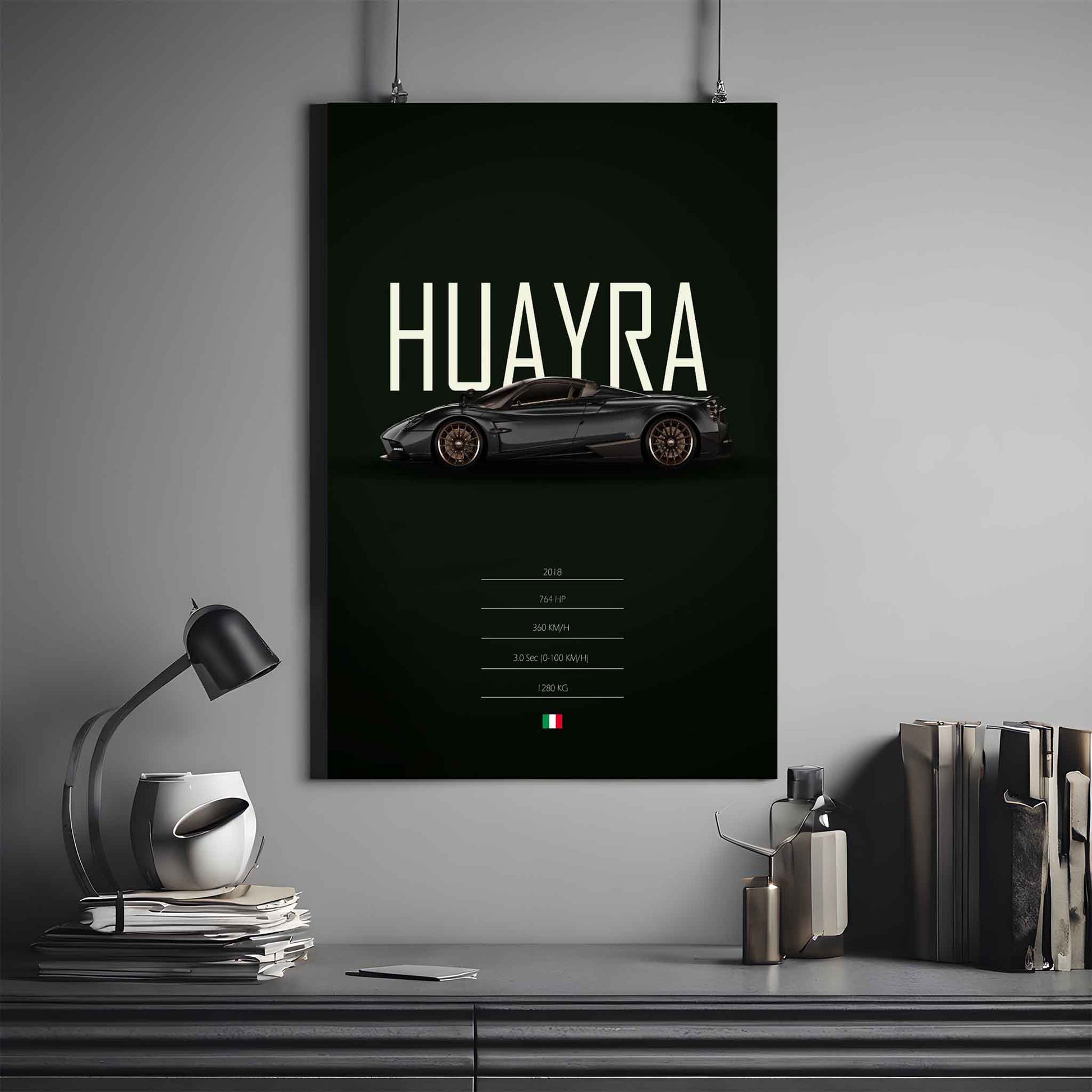  Pagani Huayra Poster | Pagani Poster | Automotive Poster 