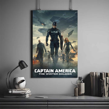 Captain America Poster | Captain America The Winter Soldier Poster  | Marvel Poster #14