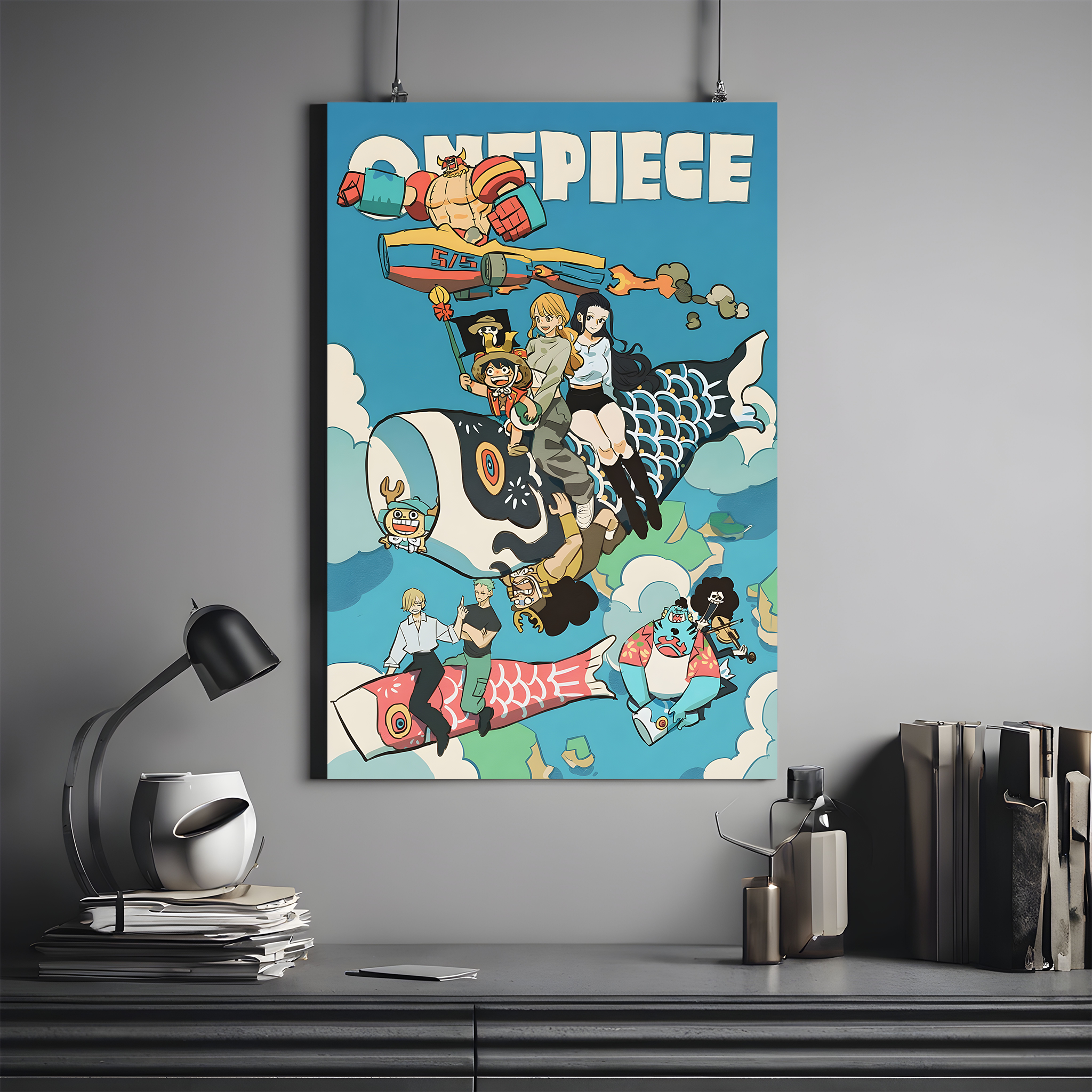 Luffy and Crew Poster | One Piece #01 | Anime Poster