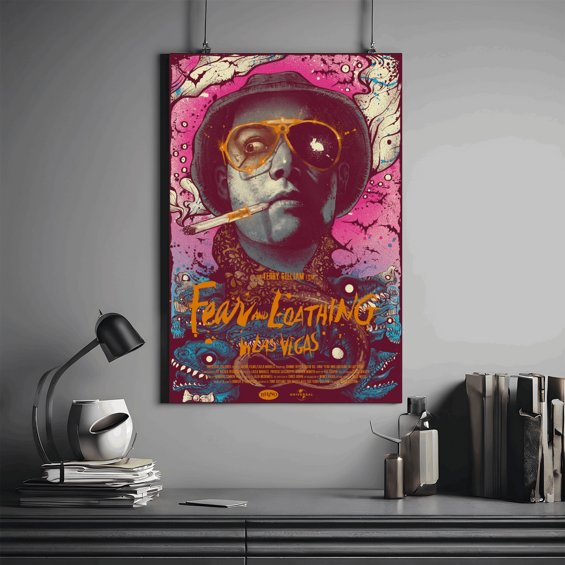 Fear and Loathing in Las Vegas Movie Poster - Premium Wall Art with Free Shipping & Cash on Delivery | Movie Poster | Neon Aesthetic Movie Posters