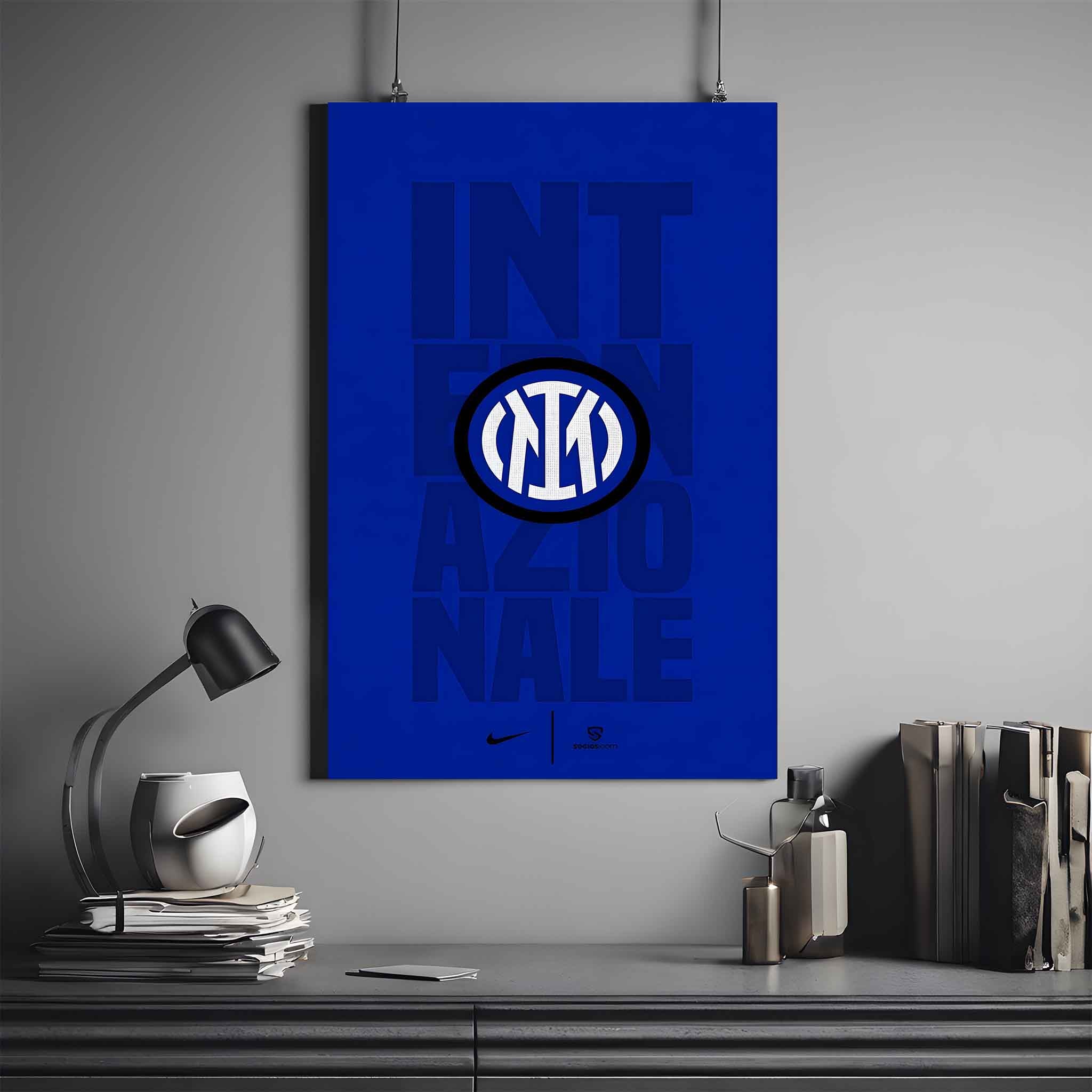 FOOTBALL CLUB #8 | INTER MILAN POSTER | FOOTBALL POSTER