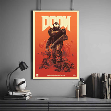 DOOM TRAPPED IN HELL POSTER | DOOM POSTER #2 | GAME POSTER