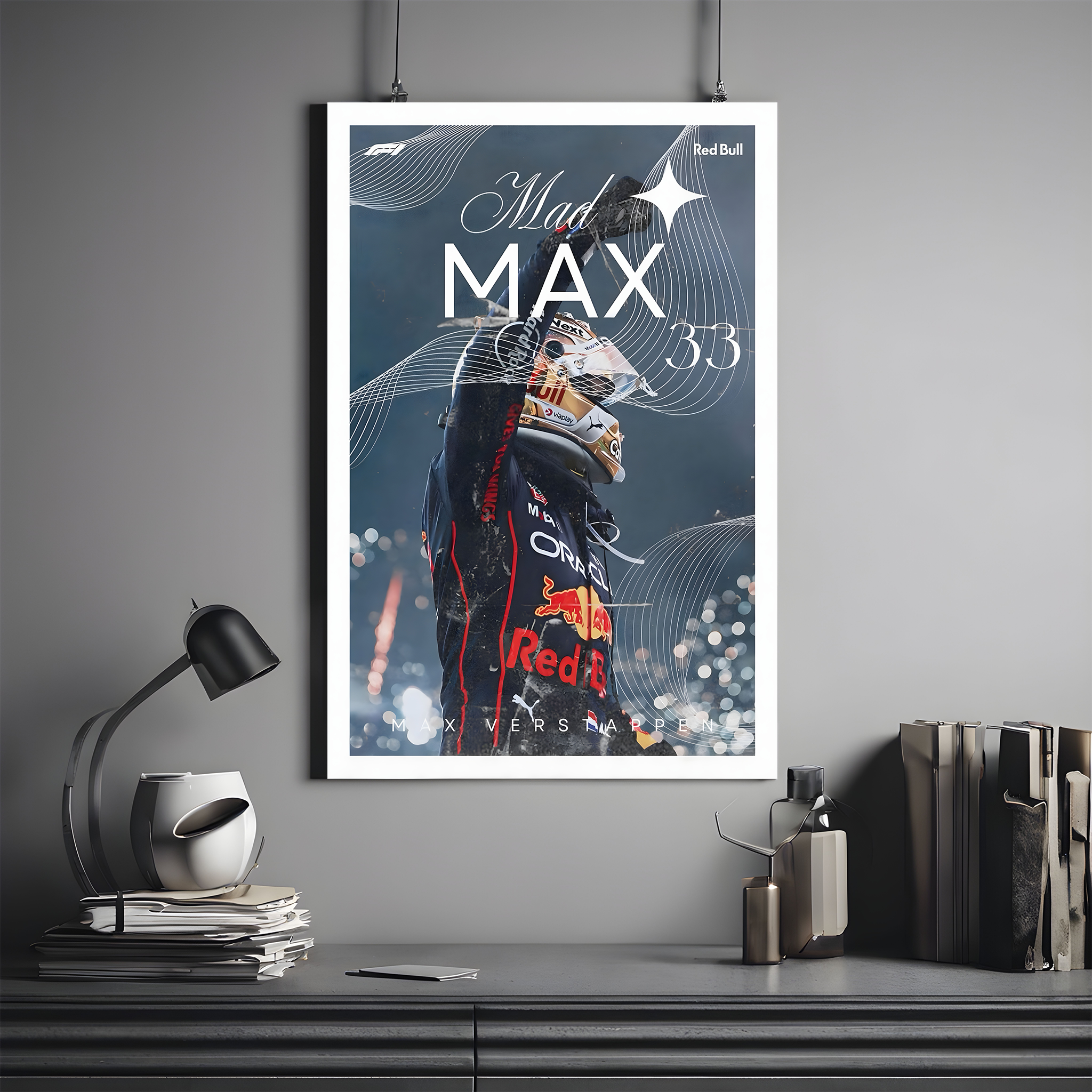 Max Verstappen Poster | Formula 1 #09 | Motorsport Poster